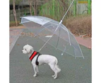 Transparent Towing Umbrella For Pets To Go Out