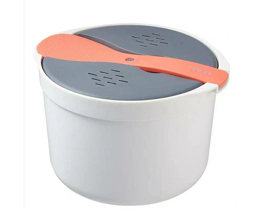 Kitchenware Microwave Oven Utensils Rrice Cooker Heating Steamer Pot Steamed Rice Box