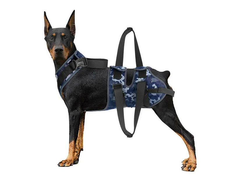 Injured Dog Auxiliary Leash Front and Rear Leg Double Slings For Large and Medium-sized Dogs