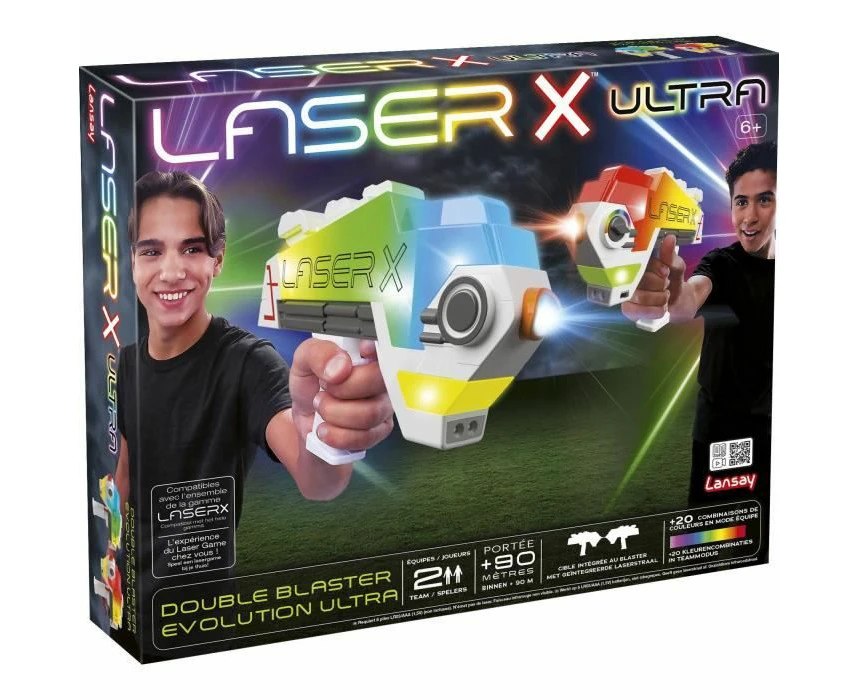 Laser Game - LANSAY - 87552 - Laser X - Double Blaster Evolution Ultra - Gift Toy for Kids