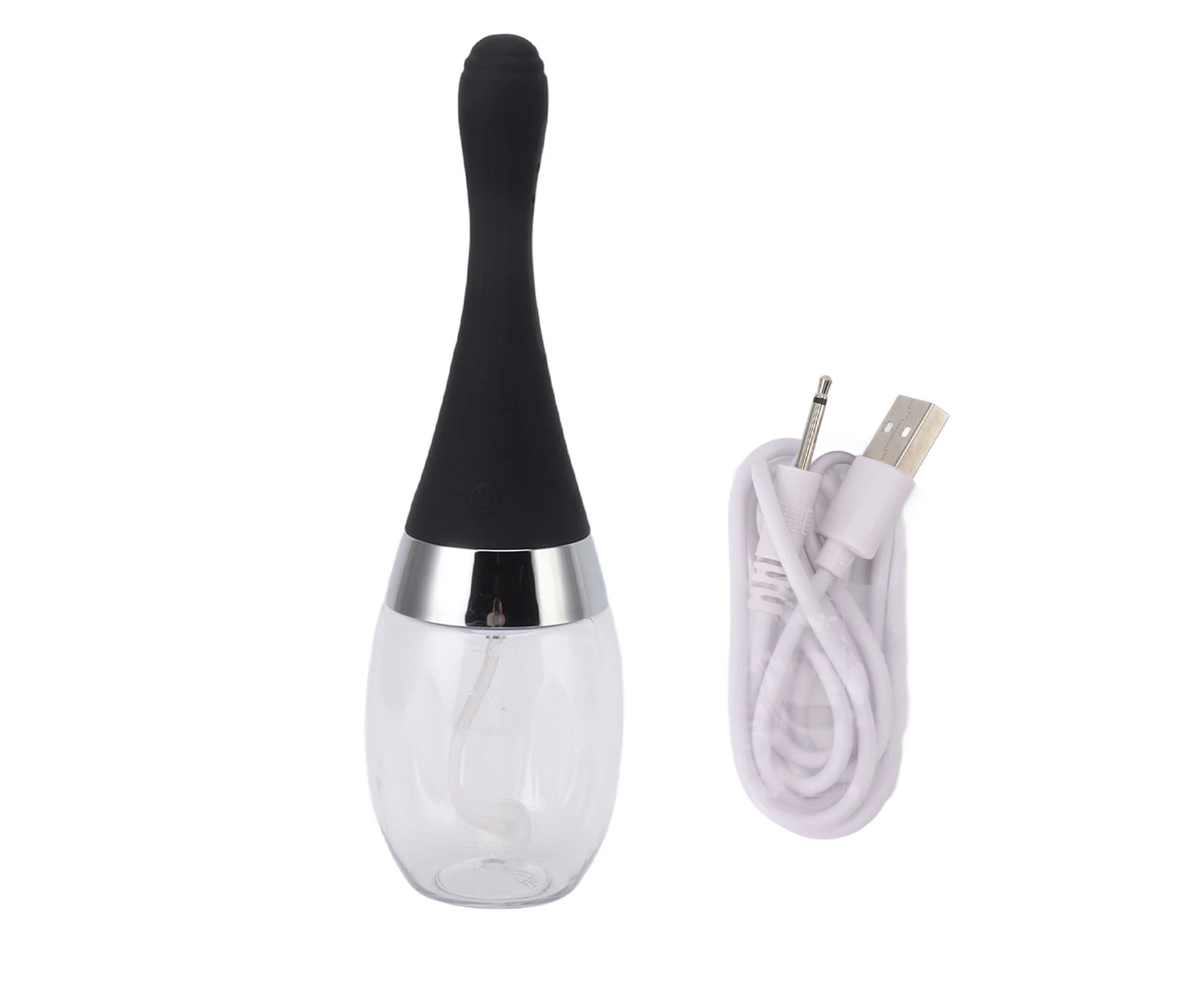 300ml Automatic Enema Bulb Portable Electric Enema Bulb Anti Back Flow Douche for Men Women Private Hygienic