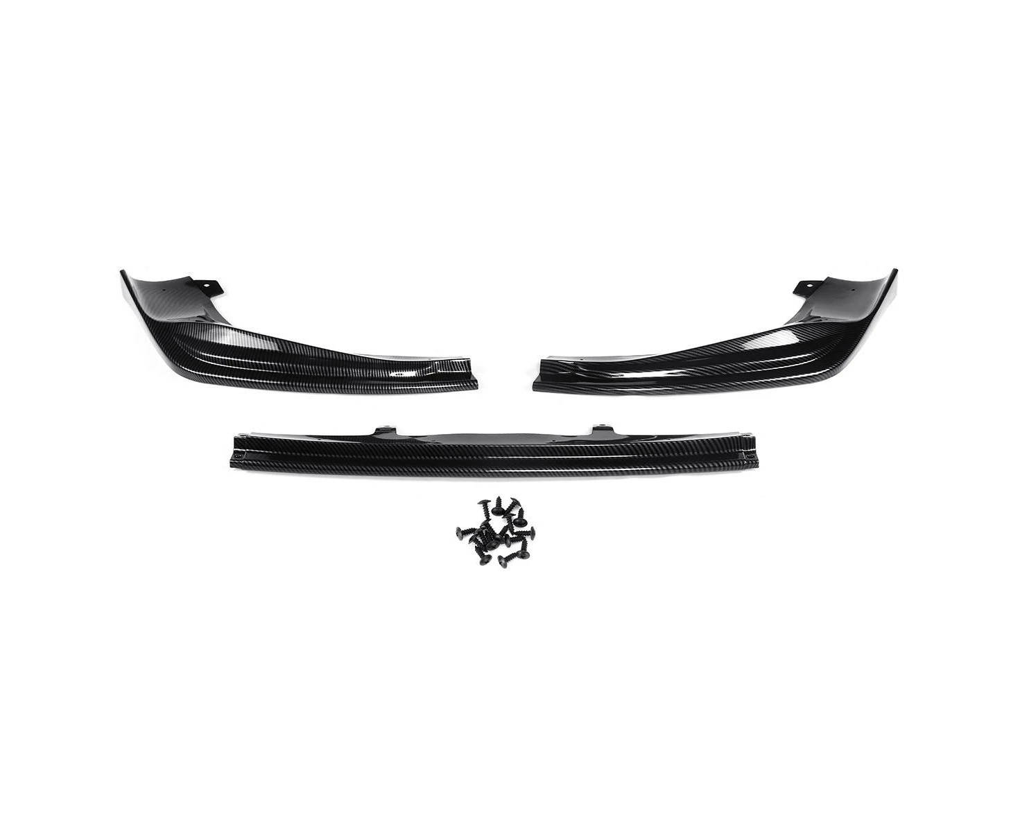 3pcs Front Bumper Lip Splitter For Lexus 2014-2016 Is250 Is350 Is200t F-sport Style Jdm Strip