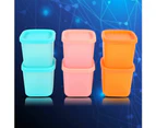 6Pcs Plastic Multifunction Seasoning Box Kitchen Sorting Food Storage Case Container W/ Lid