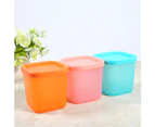 6Pcs Plastic Multifunction Seasoning Box Kitchen Sorting Food Storage Case Container W/ Lid