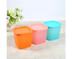 6Pcs Plastic Multifunction Seasoning Box Kitchen Sorting Food Storage Case Container W/ Lid