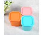 6Pcs Plastic Multifunction Seasoning Box Kitchen Sorting Food Storage Case Container W/ Lid