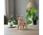 20 cm  Marble Home Decoration Animal Showpieces - Different Shapes-Horse-Deer - Green