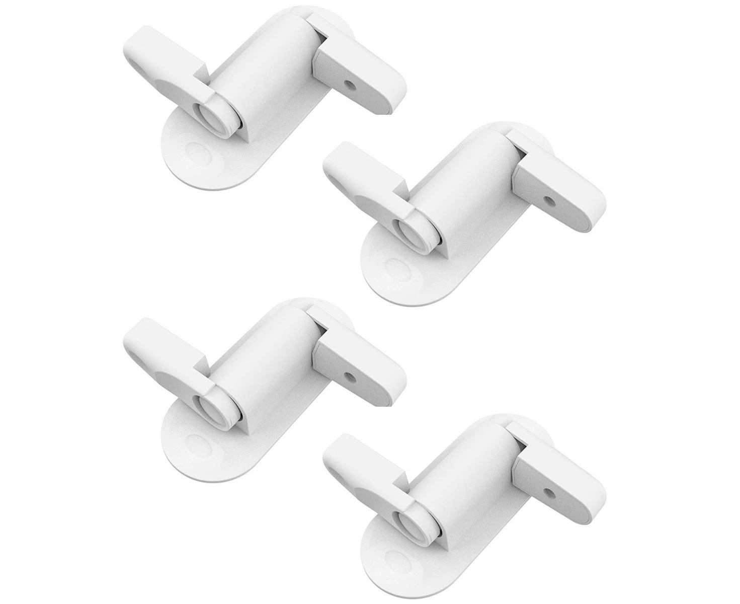 Door Lever Lock Kid Child/Pets Proof Baby Proofing Door Handle Lock Latches 3M Adhesive   Child Safety Locks 4 Pcs, White