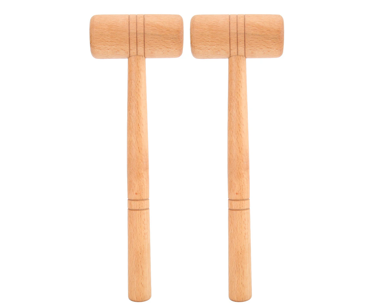 2Pcs/Set Hammer Wooden DIY Making Repair Jewelry Metal Processing Tool