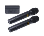 Wireless Microphone Wireless Dual Uhf Microphone Set With Micro General Sound Card