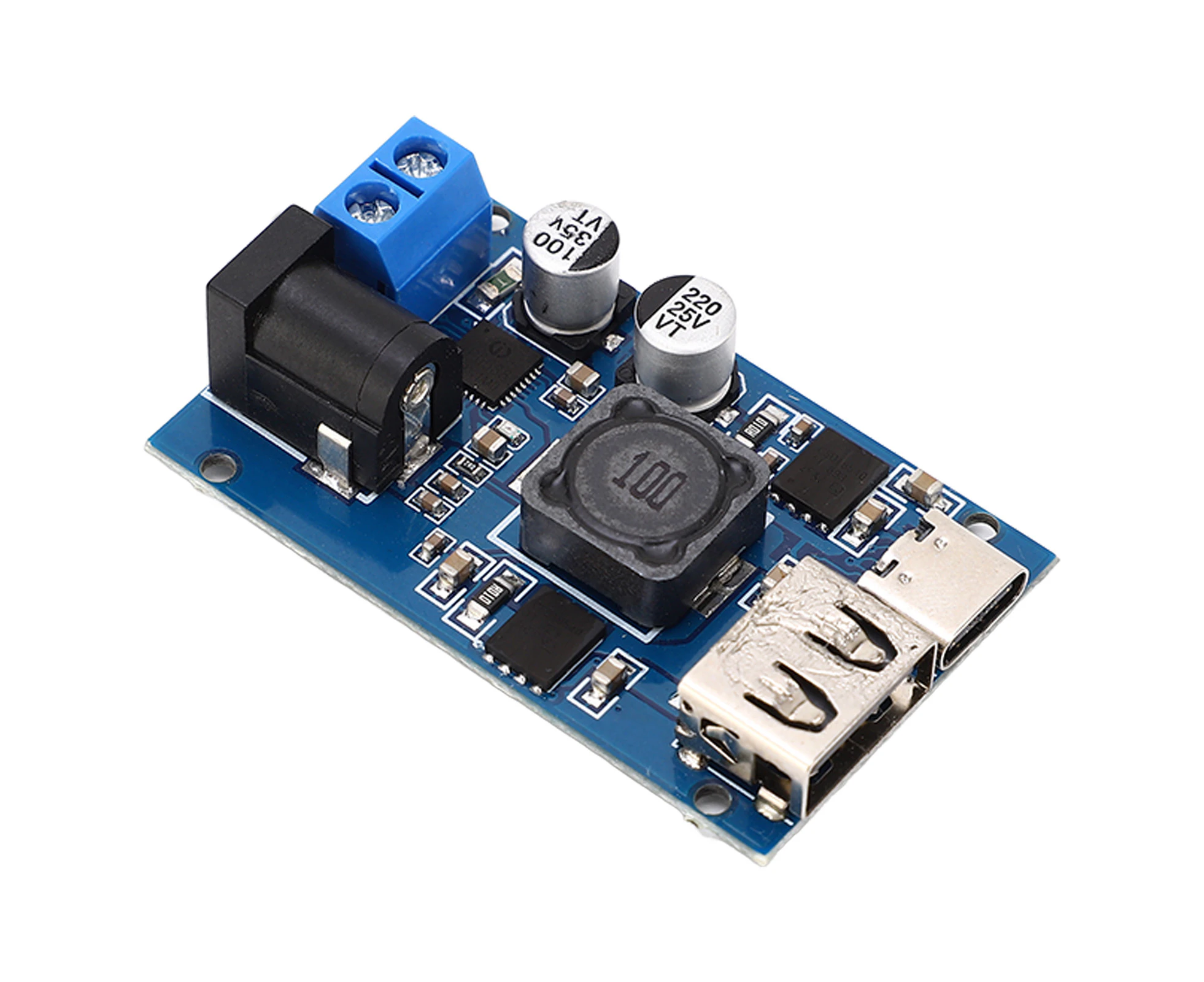 Dc To Dc Buck Converter Module Usb Transformer Voltage Regulator Board Car To Mobile Phone 8.2‑32V Input 3‑20V Output