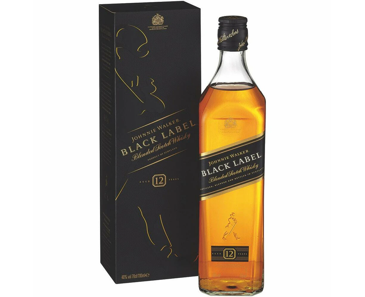 Johnnie Walker Black Label Scotch Whisky 700ml