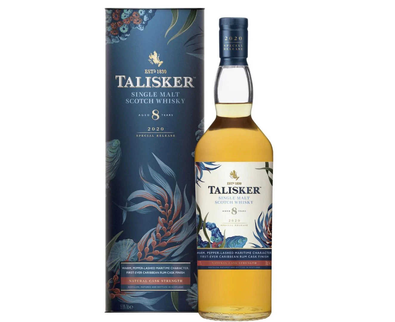 Talisker 8yo Cask Strength Whiskey 700ml