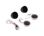 Pair Car Tweeter High Efficiency Clear Sound Loudspeaker Universal For Automobiles