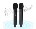 Rechargeable Uhf Handheld Wireless Microphone With Mini Bluetooth Receiver Support Battery