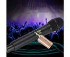 Rechargeable Uhf Handheld Wireless Microphone With Mini Bluetooth Receiver Support Battery