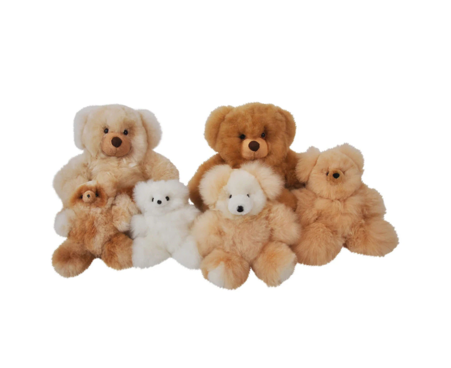 Auskin Teddy Bear Plush - Huacaya Alpaca - Auskin