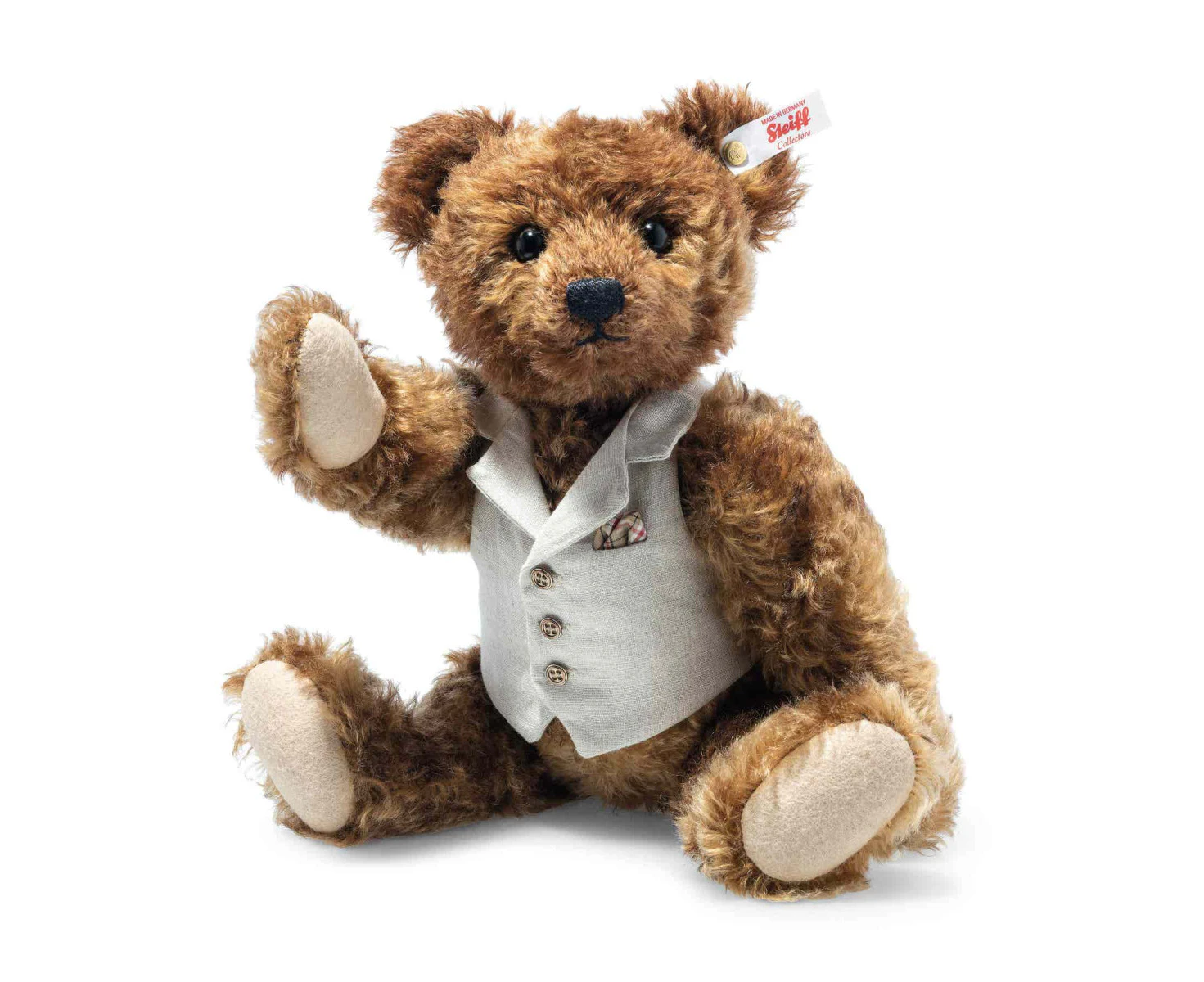 Steiff Papa Bear Limited Edition Collectors Steiff Teddy Bear - Light Brown, 34cm