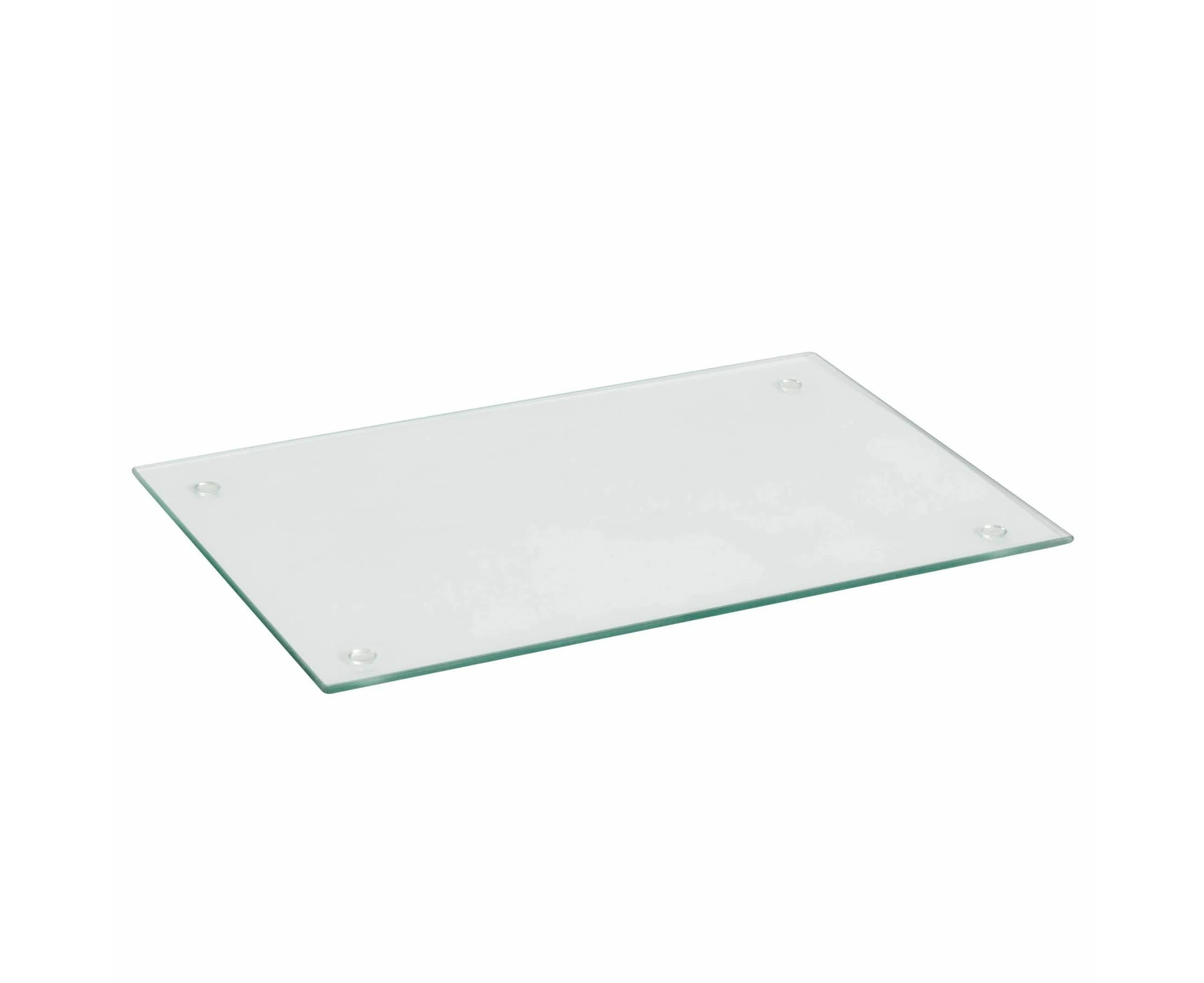 Harbour Housewares Glass Chopping Board - 50cm x 40cm - Clear