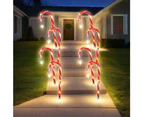 Solar Candy Canes with Stars - 4 Pack