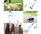 3 Way Dog Leash No Tangle,Detachable 360° Swivel Device,Multiple Dog Leash with Padded Handle,for Walking and Training Three Dog Leash