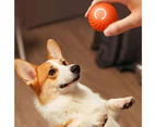 Pet Automatic Rolling Ball Toy Jumping Bouncing Ball Pet Dog Toy Orange