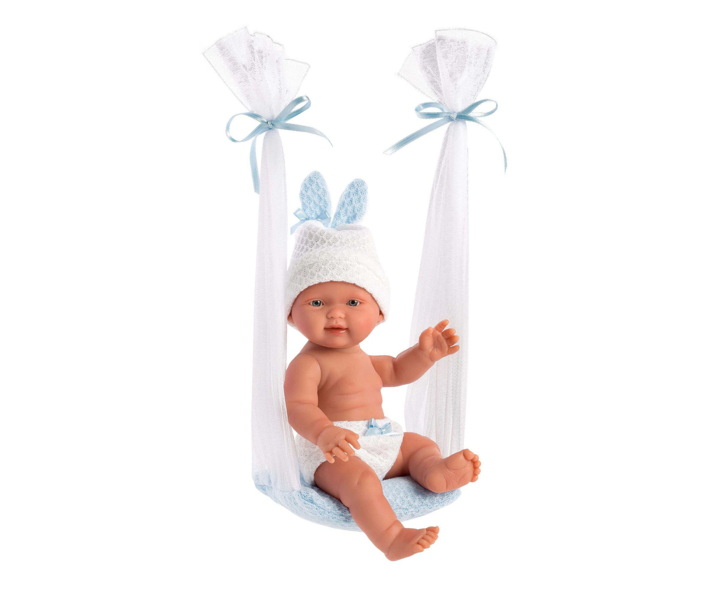 Llorens Bebito Azul Baby Doll with Swing - Llorens