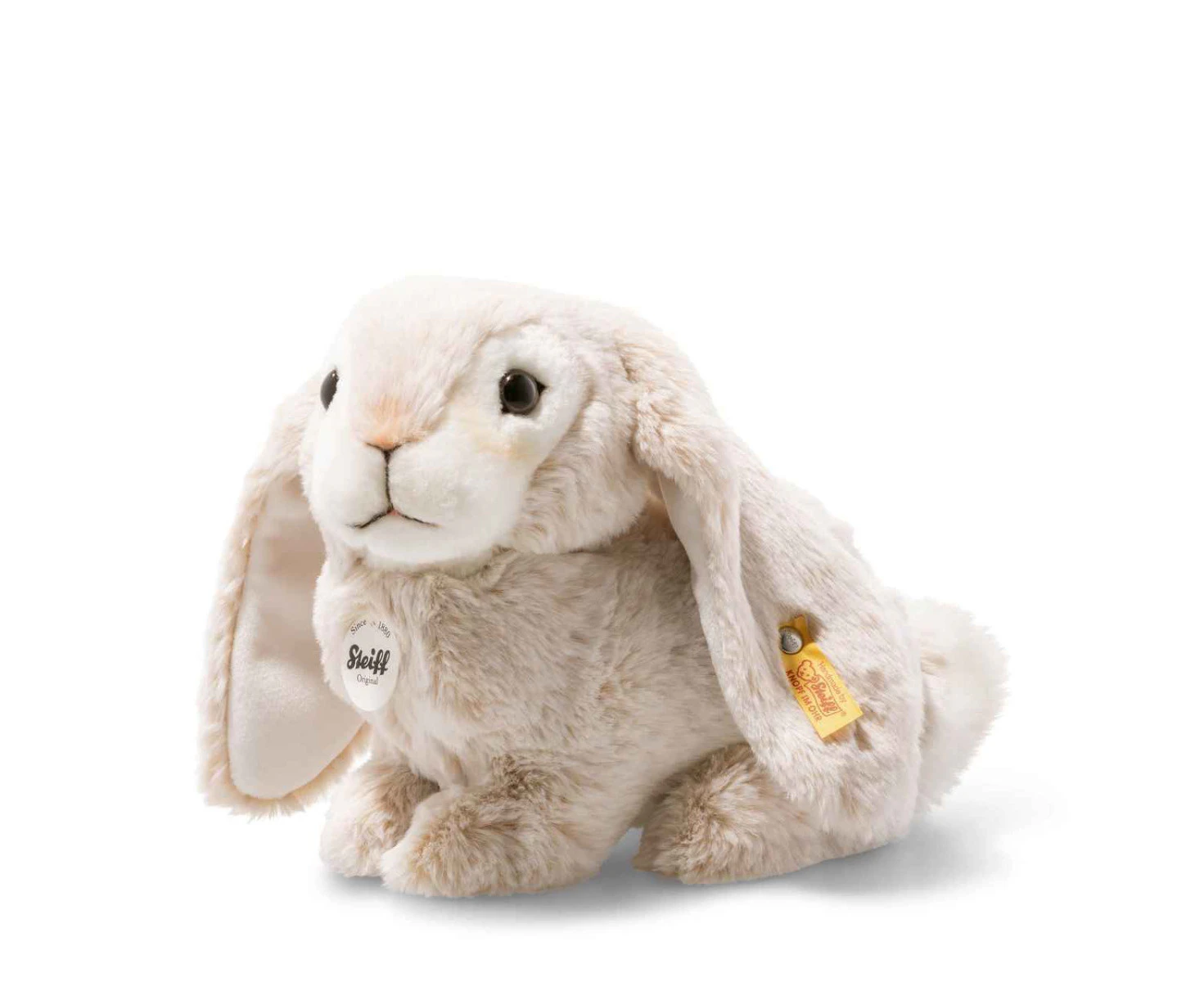 Steiff Lauscher Rabbit - Steiff Stuffed Animal - Beige, 24cm