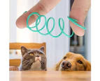 12Pcs Plastic Practical Durable Home Colorful Kitten Interactive Playing Pet Cat Spring Toys