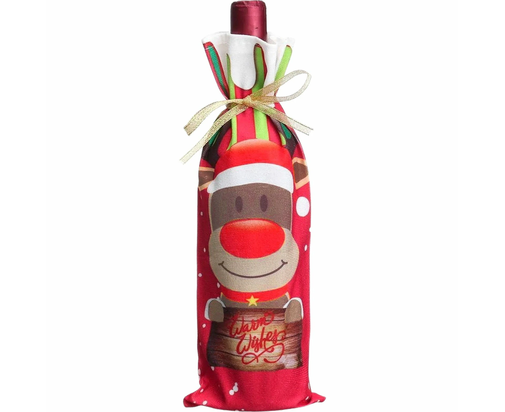 Reindeer Wine Bottle Cover