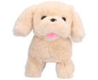 Electronic Interactive Pet Dog Soft Plush Puppy Dog Simulation Walking Dog Toy For Kids