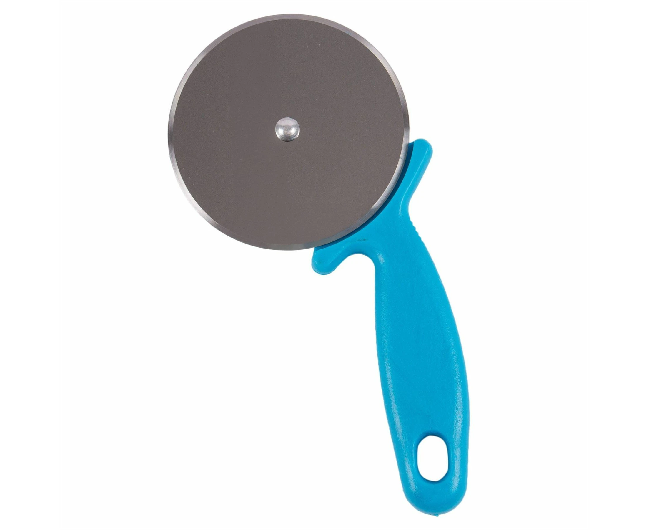 Ashley Stainless Steel Pizza Cutter - 9.5cm - Blue