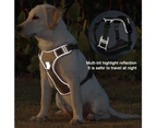 Vest-type big dog chest strap explosion-proof dog rope reflective dog traction rope