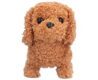 Electronic Interactive Pet Dog Soft Plush Puppy Dog Simulation Walking Dog Toy For Kids