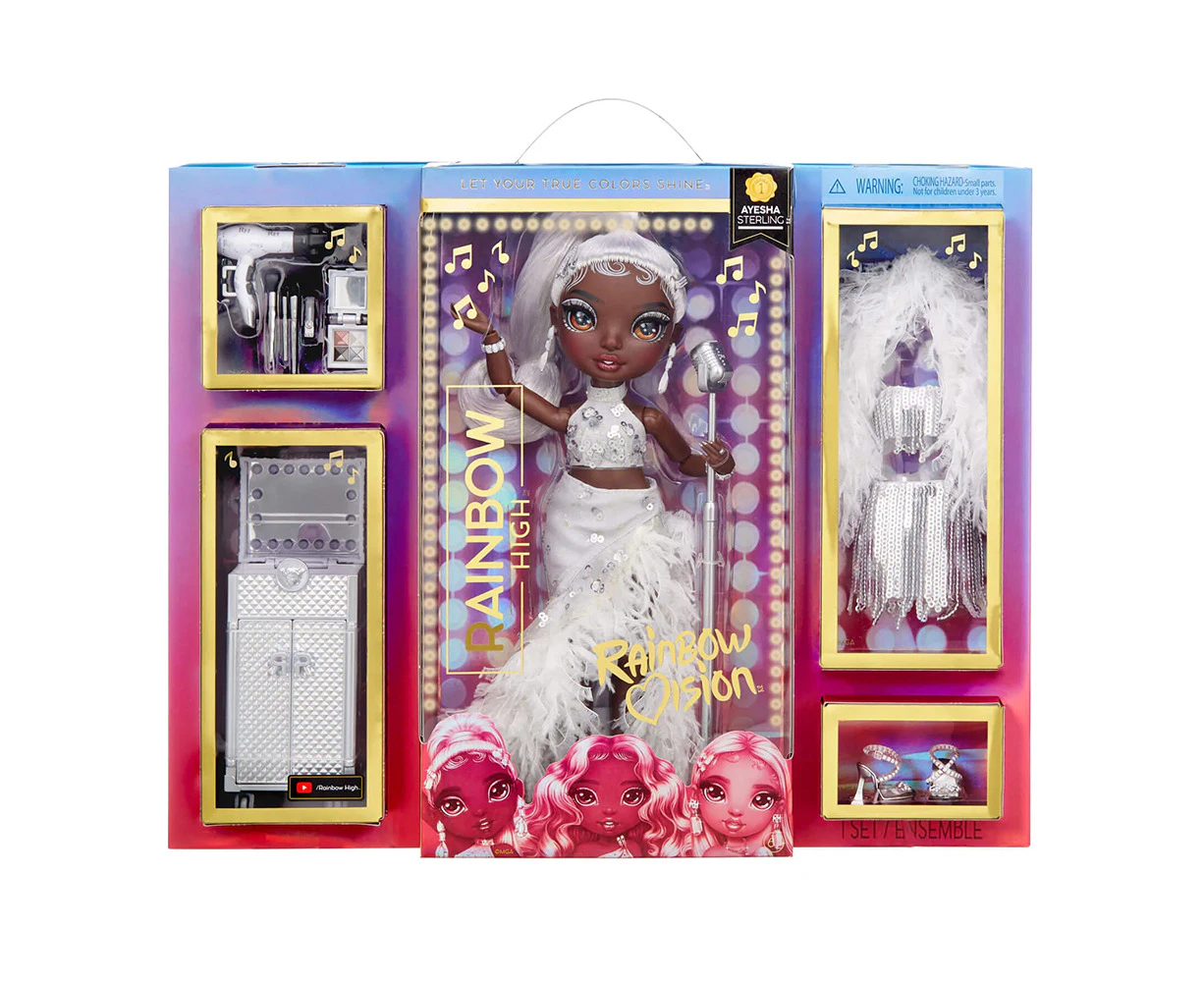 Rainbow High Rainbow Vision Divas Ayesha Sterling Fashion Doll