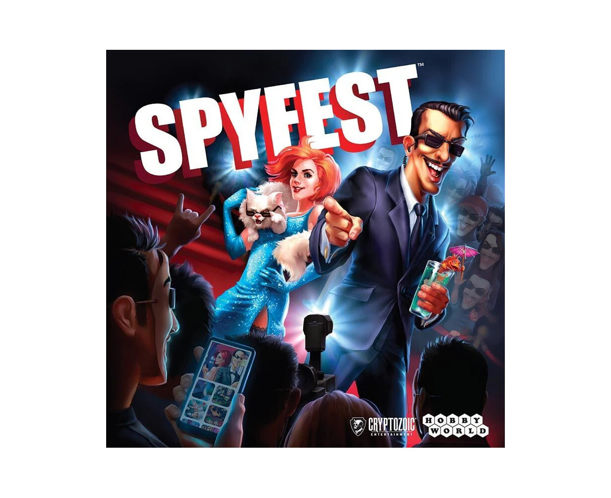 Cryptozoic Spyfest Kids/Children Interactive Strategy Tabletop Board Game 12y+