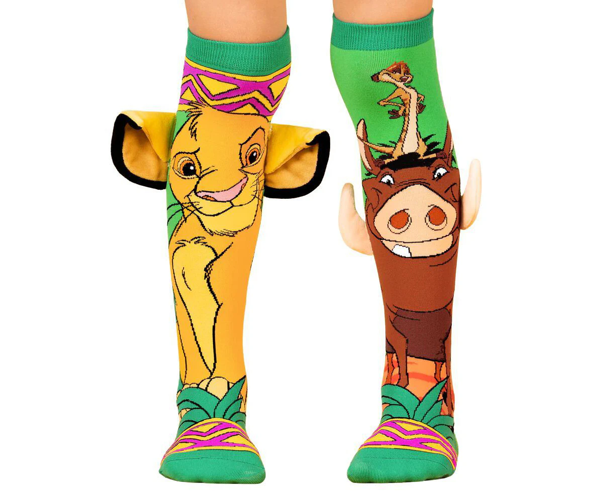 Madmia Socks Ages 6-99 One Size Fits Most - LION KING SOCKS