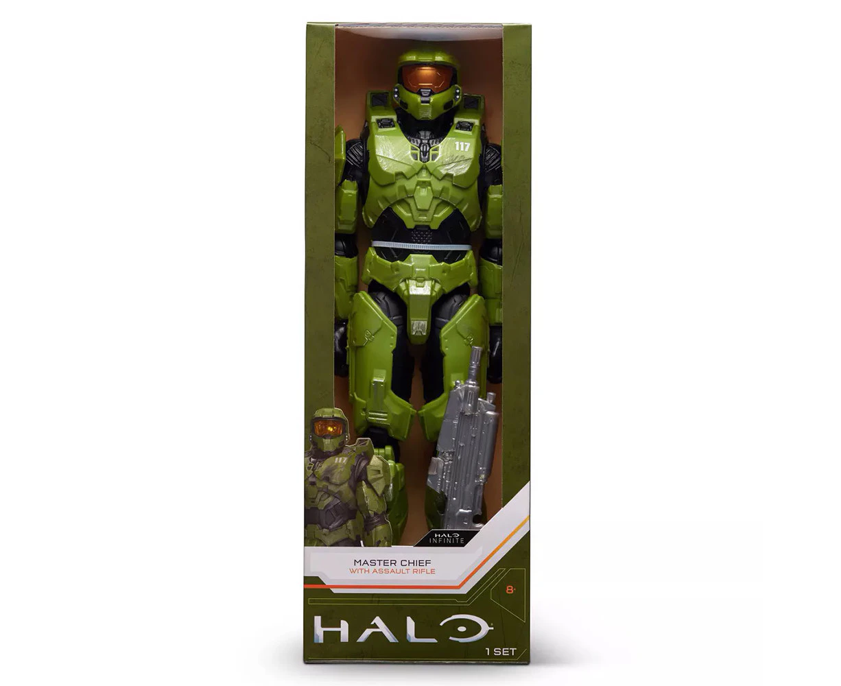 Halo Infinite: World of Halo Master Chief with Assault Rifle 12 inch Action Figure