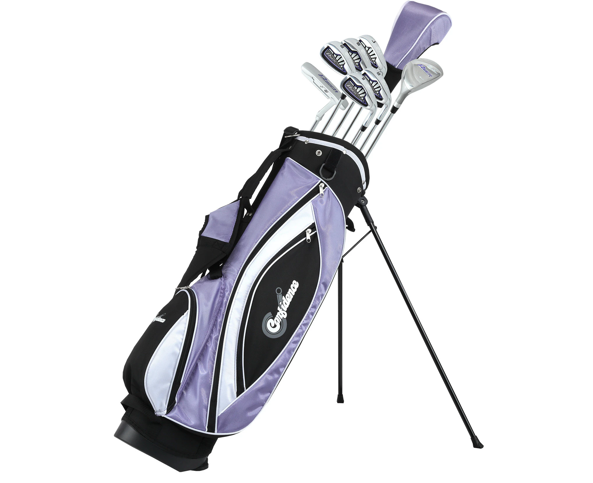 Confidence Golf Lady Power V3 Petite Club Set & Stand Bag