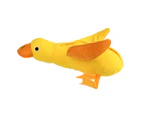 Dog Squeaky Toy Teeth Cleaning Interactive Cute Duck Shape Plush Puppy Chew Toy for Pet