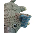 Animal Plush Toy Bite Resistant Sound Design Cute Appearance Stuffed Animal Toy Decoration for Dogs Pets Elephant