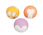 Latex Dog Ball Toy Squeaky Soft Toxic Free Interactive Puppy Chewing Toy for Small Medium Dogs