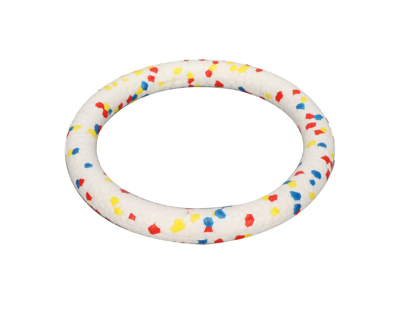 Dog Flying Ring Toys Floating Interactive Elastic ETPU Bite Resistant Pet Flying Discs Ring Toy for Pet Dog