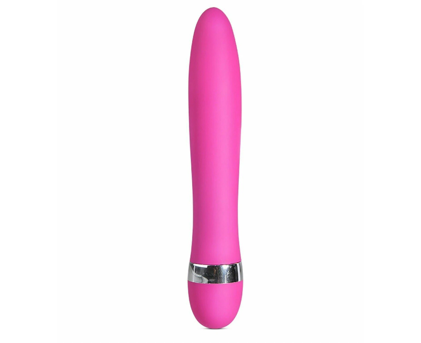 18cm / 7.2" Multi-Speed Dildo Bullet G-Spot Vibrator Anal Vibe Clit Wand Female Sex Toy - Classic - Miss Pink