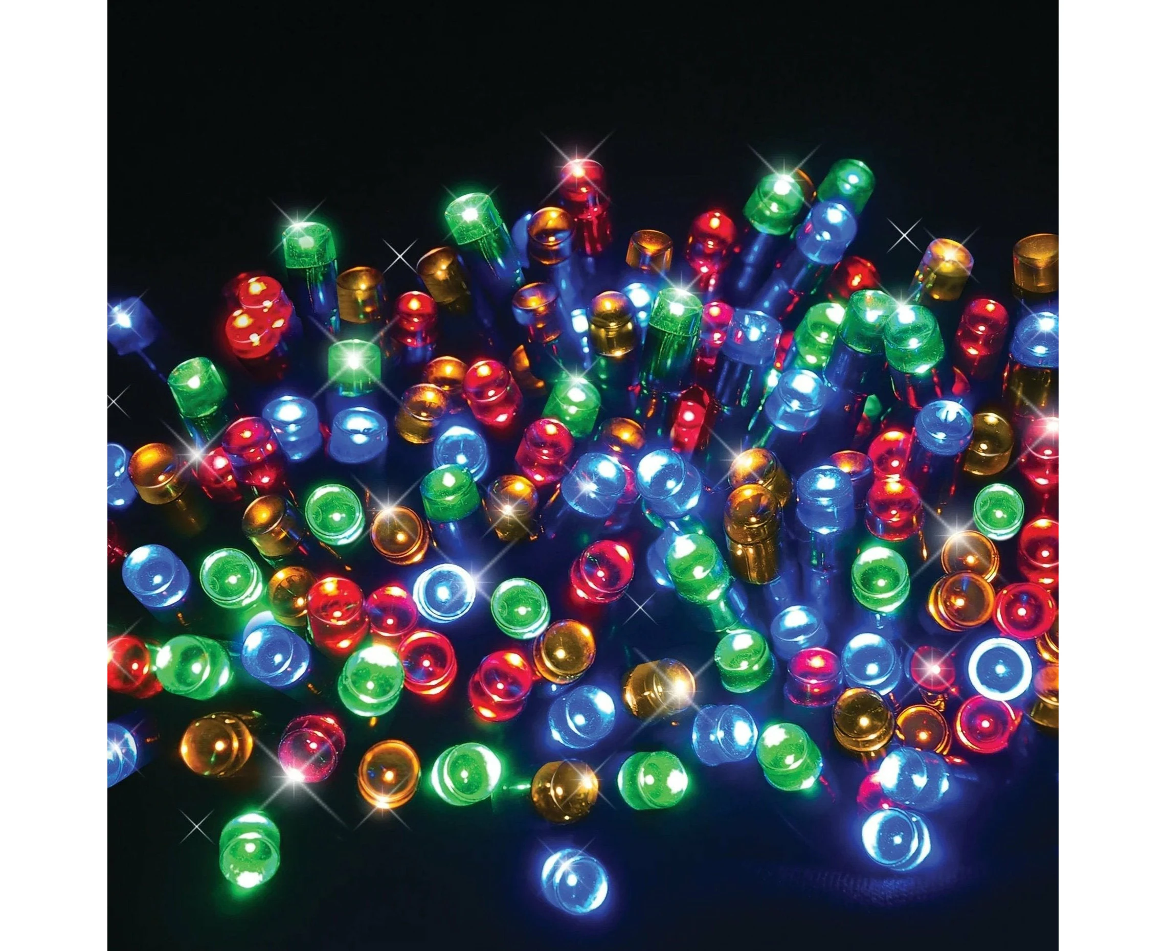 120 LED Flashing Lights available in 3 Colors - Multicolor