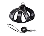 New pet chest strap-vest-type reflective pet traction rope