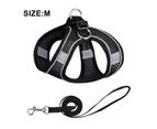 New pet chest strap-vest-type reflective pet traction rope