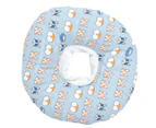 Recovery donut e-collar for dogs after surgery - soft alternative cone for large, medium, and small dogs to stop licking - L