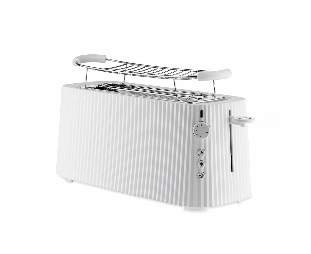 Alessi Plissé Large Toaster - White