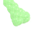 Squeak Bone Dog Toy Teeth Cleaning Squeaky Interactive Dog Bones for Small Medium Large BreedGreen